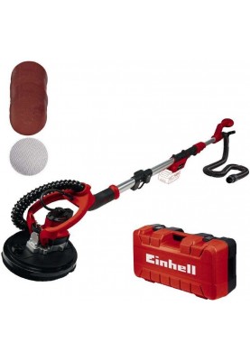 Einhell Шліфмашина для стін акумуляторна TP-DW 18/225LI - Solo, 18В, 225мм, 600-1200об•хв, 1.1-1.65м, кейс, 3.62кг, без АКБ і ЗП