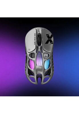 GravaStar Миша Mercury X, BT/WL/USB-A, RGB, сірий