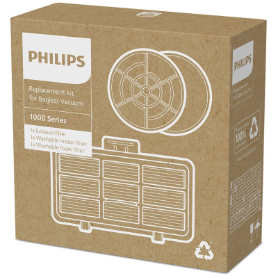 Philips Набір фільтрів для безмішкового пилососа Philips XV1210/01