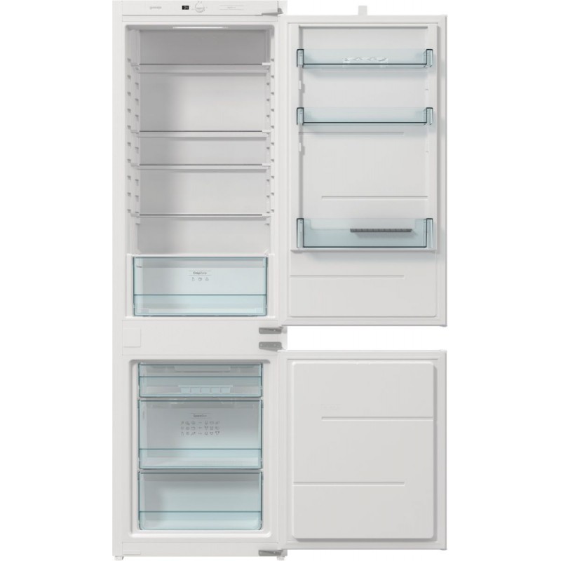 Gorenje Вбуд. холодильник з мороз. камерою А+, NF+, зона св-ті, LED дисплей, Білий