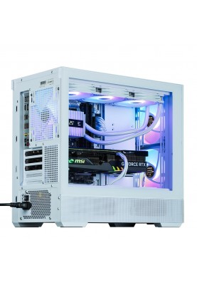 Zalman Корпус P30 AIR без БП, 1xUSB3.0, 1xUSBType-C, 3x140мм ARGB, VGA 392мм, LCS ready, TG Side Panel, mATX, білий