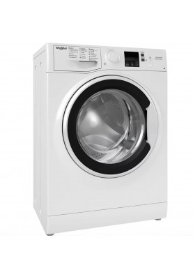 Whirlpool Пральна машина фронтальна, 6кг, 1200, A+++, 43см, дисплей, інвертор, люк чорний, білий