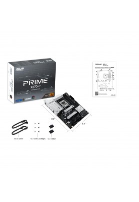 ASUS Материнська плата PRIME X870-P sAM5 X870 4xDDR5 M.2 HDMI ATX