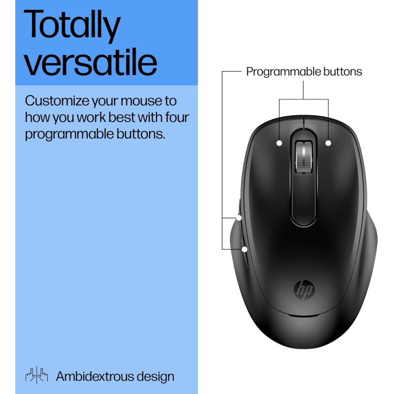 HP Миша 510 Ultra-Fast Rechargeable, USB-A/WL, чорний