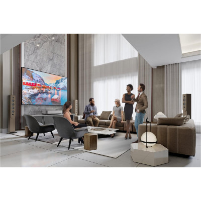Epson Проектор ультракороткофокусний EH-QS100W UHD, 4500 lm, LASER, 0.16, білий