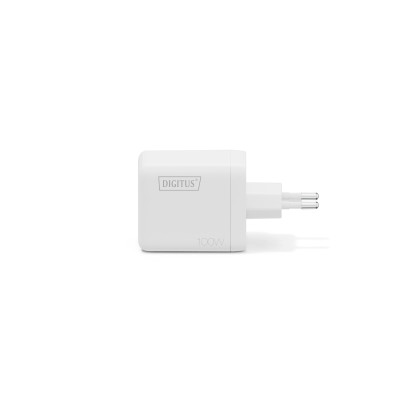 Digitus Зарядний пристрій GaN 2хUSB-C, 1хUSB-A, 100W
