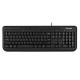 Microsoft Клавіатура Wired Keyboard 600 104key, USB, EN/UKR/RU, Чорний