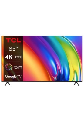 TCL Телевізор 85" LED 4K 60Hz Smart Google TV Black