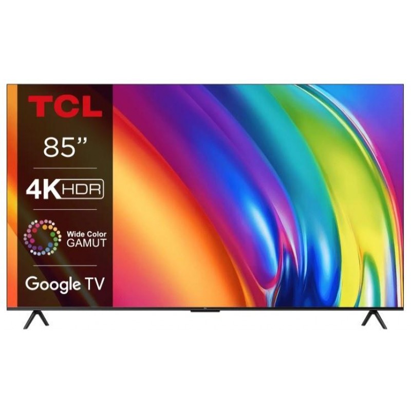 TCL Телевізор 85" LED 4K 60Hz Smart Google TV Black