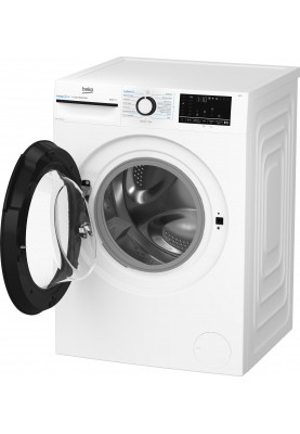 Beko Пральна машина фронтальна, 8кг, 1400, A+++, 55см, дисплей, інвертор, пара, білий