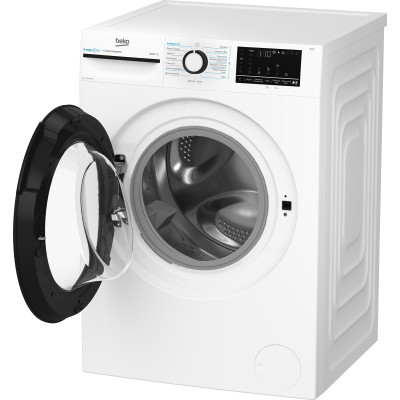 Beko Пральна машина фронтальна, 8кг, 1400, A+++, 55см, дисплей, інвертор, пара, білий