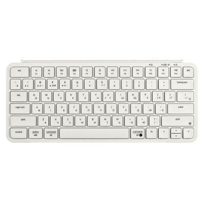 Keychron Клавіатура мембрана B1 Pro, USB/WL/BT, ivory white