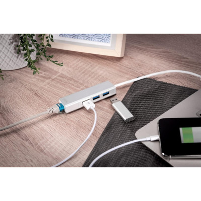 Digitus Хаб USB-A > 3xUSB-A/RJ45 Digitus Хаб USB-A > 3xUSB-A/RJ45