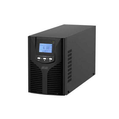 2E Джерело безперебійного живлення OD2000, 2000VA/1800W, LCD, USB, 3xSchuko