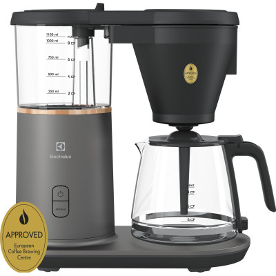 Electrolux Кавоварка крапельна, 1,25л, мелена, чорний