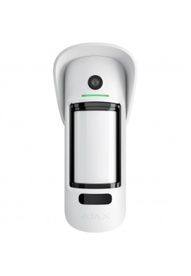 Ajax Бездротовий датчик руху з камерою та фото по запиту MotionCam Outdoor PhOD, Jeweller, білий