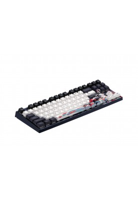 Varmilo Клавіатура механічна VPE87 Chang'e 87Key, K-Prestige Light, BT/WL/USB-A, EN, White Led, Синій