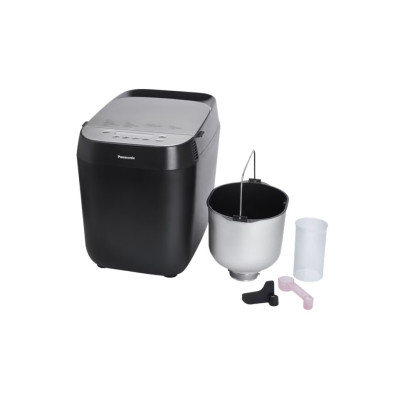 Panasonic Хлібопічка 700Вт, програм-18, макс.ваг -1кг, форма-круг, пластик, чорний