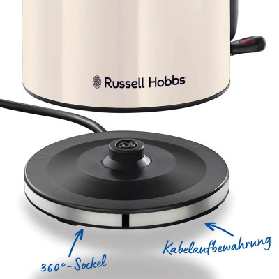 Russell Hobbs Електрочайник, 1.7л, метал, жасмін