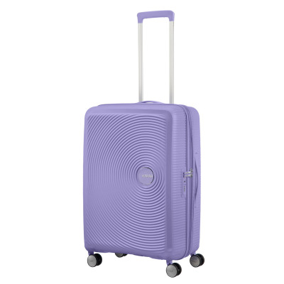 American Tourister Валіза American Tourister, Soundbox, поліпропілен, середня, 67см, 71.5/81л, TSA, 4 колеса, EXP, лавандовий