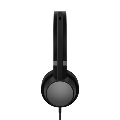 Lenovo Гарнітура ПК стерео On-ear Go Wired ANC, USB-A/USB-C, 2м, чорний