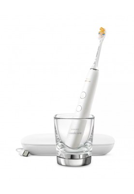 Philips Щітка зубна електр. Sonicare DiamondClean 9000 Series, 62т. колив/хв, насадок-1, футляр, Bluetooth, білий