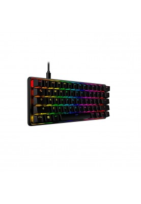 HyperX Клавіатура механічна Alloy Origins 60 61key, Red, USB-A, EN/UA, RGB, чорний