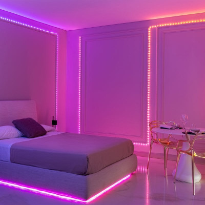 Twinkly Гірлянда Smart LED Twinkly Dots Lights RGB 400 IP44 20м кабель чорний