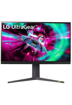 LG Монітор LG 31.5" 32GR93U-B 2xHDMI, DP, USB, Audio, IPS, 3840x2160, 144Hz, 1ms, DCI-P3 95%, G-SYNC, FreeSync, Pivot, HDR400