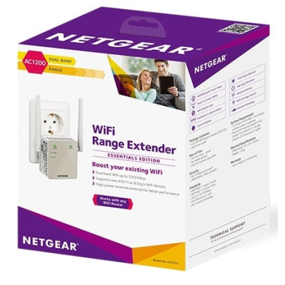 NETGEAR Розширювач покриття WiFi EX6120 AC1200