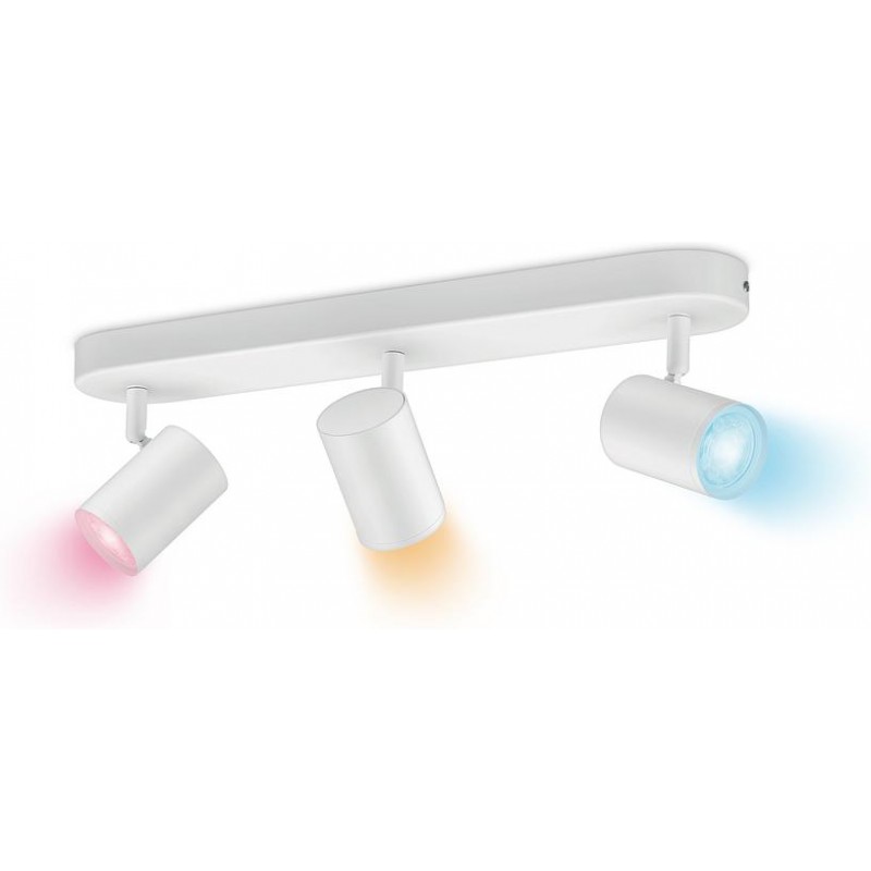 WiZ Світильник точковий накладний розумний IMAGEO Spots, 3х5W, 2200-6500K, RGB, Wi-Fi, білий