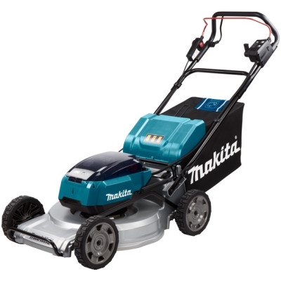 Makita Газонокосарка акумуляторна DLM533Z, 2х18В, 2300 м2, 70 л, 20 - 100 мм (10 позицій), 43.9 кг, SOLO