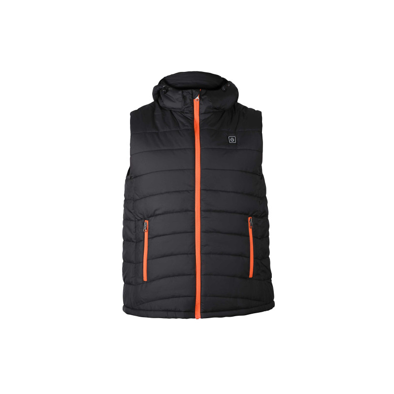2E Tactical Жилет з підігрівом Heat Power Plus Black з капюшоном, розмір XXL