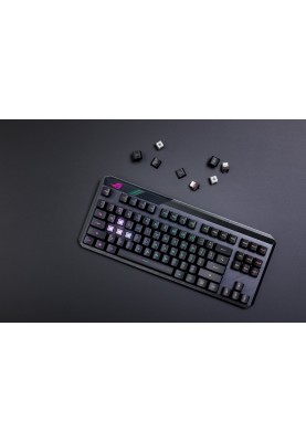 ASUS Клавіатура ROG CLAYMORE II RD RGB 108key USB/WL EN Black