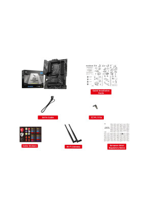 MSI Материнcька плата MAG B760 TOMAHAWK WIFI s1700 B760 4xDDR5 M.2 HDMI DP WiFi BT ATX