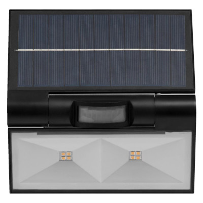 LEDVANCE Світильник автономний ENDURA STYLE SOLAR DOUBLE 2Вт 3000К 380Лм IP44 чорний
