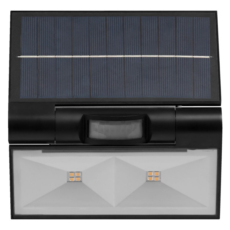 LEDVANCE Світильник автономний ENDURA STYLE SOLAR DOUBLE 2Вт 3000К 380Лм IP44 чорний