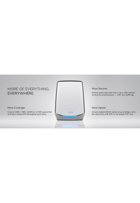 NETGEAR Система WiFi-Mesh Orbi RBK852 AX6000, 2мод, білий