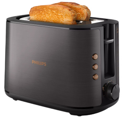 Philips Тостер Viva Collection 950Вт, нержав., підігрів,разморозка