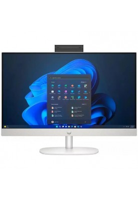 HP Комп'ютер персональний моноблок 245-G10 23.8" FHD IPS AG, AMD R5-7520U, 16GB, F512GB, UMA, WiFi, кл+м, 3р, Win11P, білий