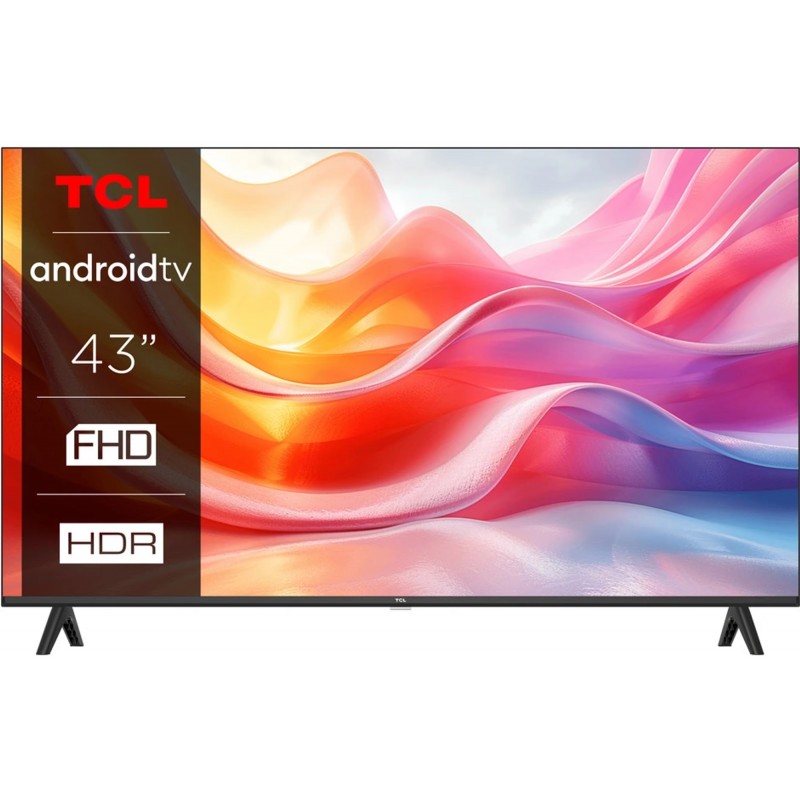 TCL Телевізор 43" LED FHD 60Hz Smart Android TV Black