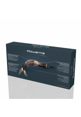 Rowenta Фен Ultimate Experience Air Motion, 1300Вт, 3 режими, насадка-гребінець, кейс для зберігання, іоніз-я, хол. обдув, чорний