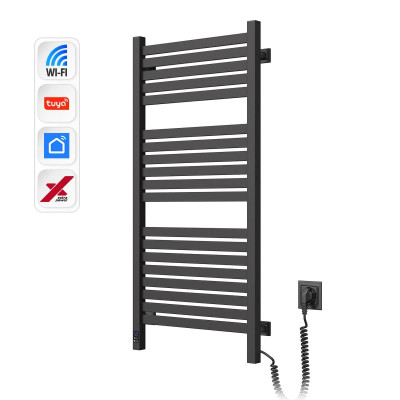 Navin Рушникосушка електрична Авангард Х, 1000х480х71мм, Wi-Fi, сталь, чорний муар, праве підключення