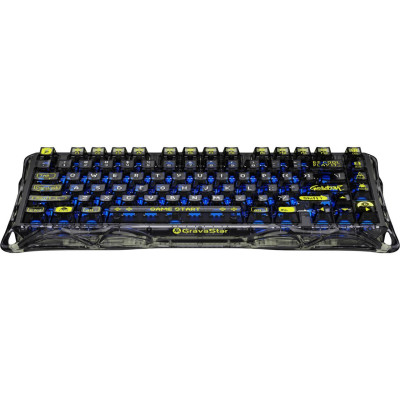 GravaStar Клавіатура механічна Mercury K1 Lite 80keys, GravaStar x BSUN Grey, BT/WL/USB, чорний