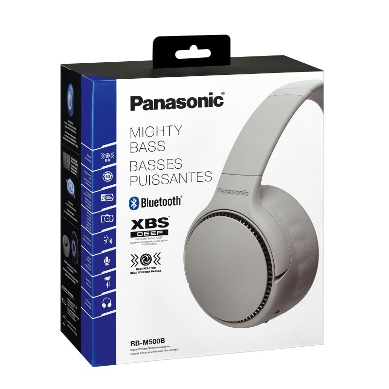 Panasonic Навушники RB-M500BGE Over-ear Wireless Mic Сірий