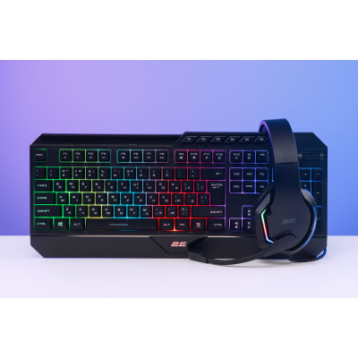 2E Gaming Клавіатура KG315 RGB USB Black Ukr