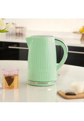 Russell Hobbs Електрочайник Eden, 1.7л, нержавіюча сталь, пластик, фісташковий