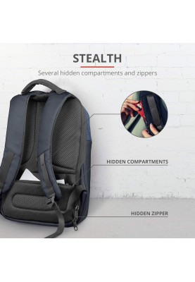 Trust Рюкзак Nox Anti-theft 16" BLUE