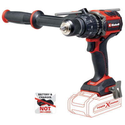Einhell Шурупокрут-дриль ударний акумуляторний TP-CD 18/120 Li-i BL - Solo, PXC, 18В, безщітковий, 120 Нм, 1.71 кг (без АКБ та ЗП)