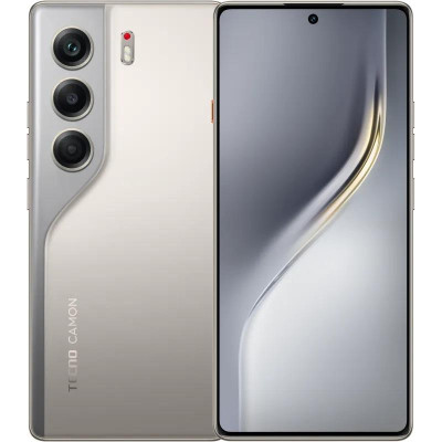 TECNO Смартфон Camon 40 (CM5) 6.78" 8/128ГБ, 2SIM, 5200мА рік, Sandy Titanium